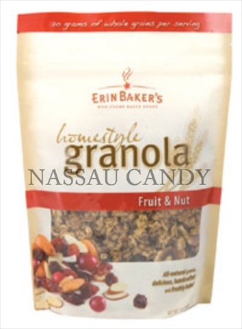 Picture of Erin Bakers Homestyle Granola Fruit And Nut - 12 Oz - Pack Of 6