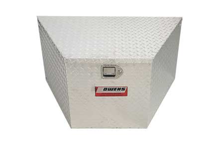Picture of Owens 45001 Garrison Trailer Tongue Boxes - Standard 35 In. - Silver