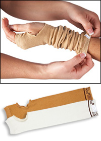 Skin Protection Sleeve - Brown - Medium - Odor-Resistant