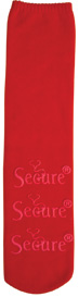 Picture of Secure SOCKS-1R Non-Slip Socks&#44; Red