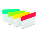 3M 2000ST Sticky Notes Filing Tabs - Assorted Colors - Pack of 24 - Super Sticky Adhesive