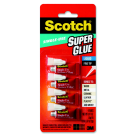 Scotch 0.07 Oz. Liquid Super Fast Glue With Pointed Tip - Clear, Pack 4
