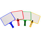 12.5 x 10 in. Rectangular Lined Dry Erase Paddle With Markers, Pack 32