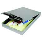 Picture of Saunders Redirite Memo Storage Clipboard-Citation Holder - Aluminum&#44; Silver&#44; Case - 25