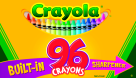 Picture of Crayola Non-Toxic Wax Crayon In Hinged Top Box With Sharpener - Assorted Color&#44; Pack 96
