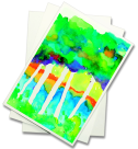 Picture of Sax 22 x 30 in. Halifax Cold Press Watercolor Paper - White- Pack 100