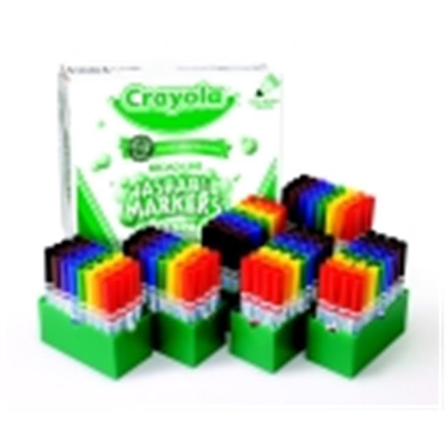 Crayola Non-Toxic Washable Marker Classroom Pack - Assorted Colors- Pack 192