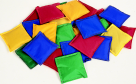 4 x 4 in. Heavy-Duty Cloth Bean Bags, Pack - 12