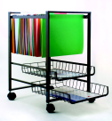 Picture of Advantus Letter Size Steel Mobile File Cart&#44; 21.25 H x 15 W x 12.88 D in.