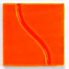 True Flow  Non-Toxic Gloss Glaze  1 Pint  Bright Orange