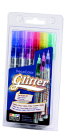Glitter Paint Markers - Assorted Colors, Set - 6
