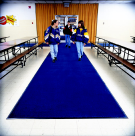 Picture of Akro 4 x 8 Ft. Polyplush Indoor Mat&#44; Solid Vinyl Backing&#44; Charcoal