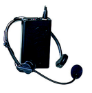 Wireless Headset Microphone - Black - 200 Ft. Range - Ideal for Lecterns