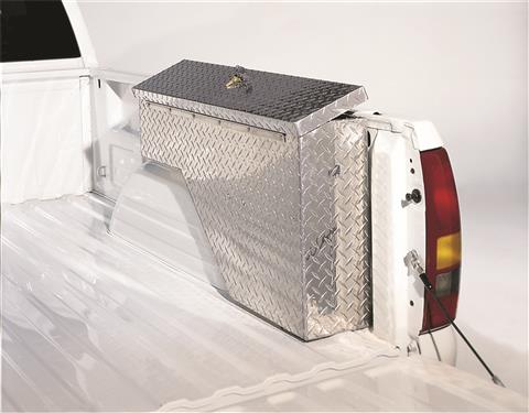 94 Tool Box Specialty Wheel Well Single Lid- Silver