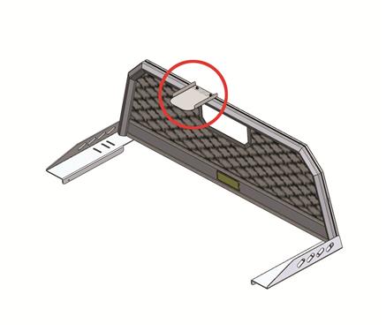 95062 Headache Rack Mount Rectangle
