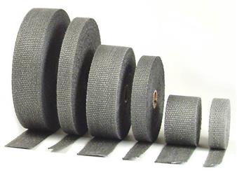 10120 Exhaust System Wrap, Black Composite Fiberglass