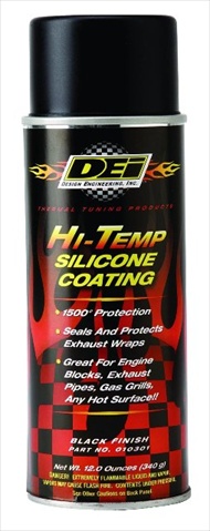 DEI High Temperature Silicone Coating - Black, 12oz