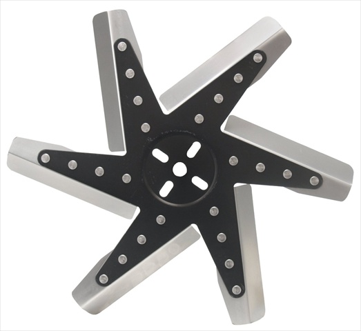 19115 High Performance Flex Fan - Black Hub - 15 in. - Stainless Steel Blades