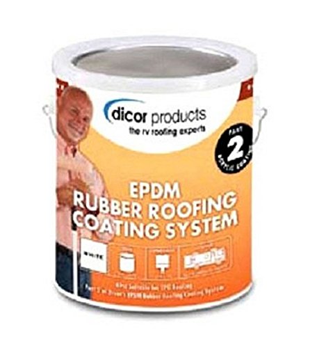 RPCRC1 White Epdm Rubber Roof Coating - 1 Gallon