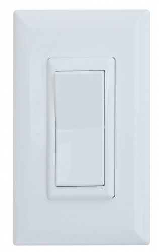 52595 Decor Switch With Cover - White