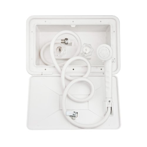 DFSA170WT RV Exterior Shower Box Kit In White