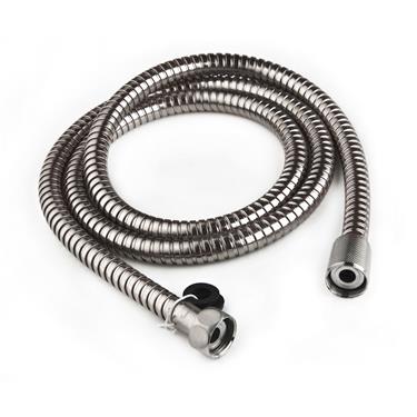 60" STAINLESS STEEL RV SHOWER HOSE - BRUSHED SATIN NICKEL