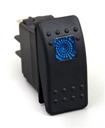 Picture of DAYSTAR KU80011 Multi Purpose Switch Push Button Switch 20 Amp Max Rocker Switch - Blue
