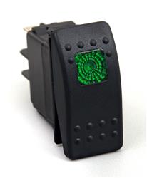 Picture of DAYSTAR KU80012 Multi Purpose Switch Push Button Switch 20 Amp Max Rocker Switch - Green