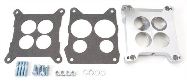 2696 Four-Hole Square-Bore To Spread-Bore Carburetor Adapter