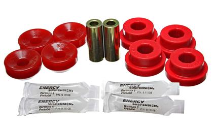 168103R Shock Upper - Lower Bushing Set, Rear - Red