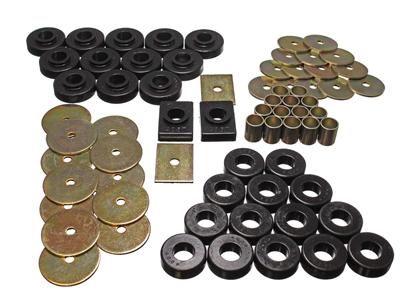 34106G Body Mount Set - Black - Bel Air 1955 - 1957