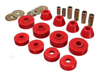 34108R Body Cab Mount Set - Red