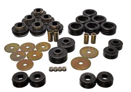 34118G Body Cab Mount Set - Black - Chevrolet- GMC
