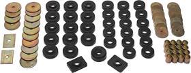 Picture of ENERGY SUSPN 34120G Body Mount Bushings - Black - 1955-1957 Chevrolet Bel Air