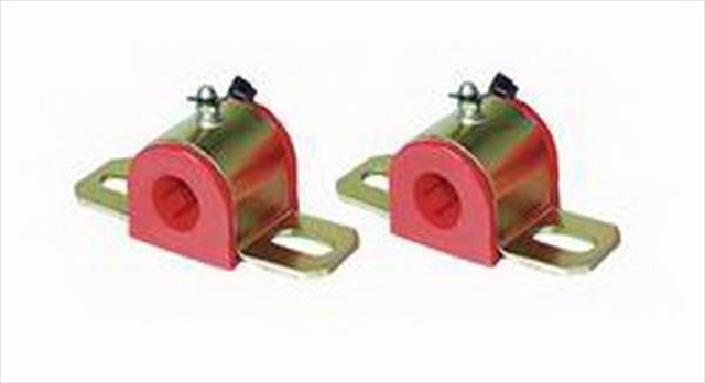 Stabilizer Bar Mount Bushing, 0.875 Inch Bar Diameter; Red; Polyurethane; Greaseable