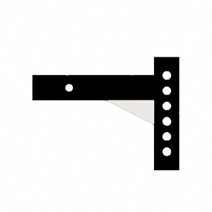 Hi-Lo Adjustable Shank 4 in. Drop 8 in. Rise