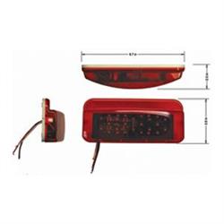 Picture of FASTNERS 00381LM1 LED Tail Light With License Light