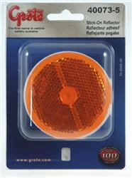 Picture of GROTE PERLUX 400735 Reflector Yellow Lens 2.5 In. Round