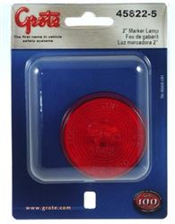 Picture of GROTE PERLUX 458225 Side Marker Light Universal Surface Mount 2 In. Round Red Lens