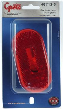 Picture of GROTE PERLUX 467125 Side Marker Light Universal Surface Mount 4 In. X 2 In. Red Lens