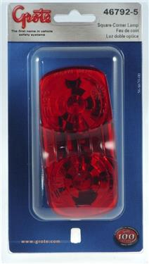 Picture of GROTE PERLUX 467925 Side Marker Light Universal Surface Mount 4 In. X 2 In. Red Lens