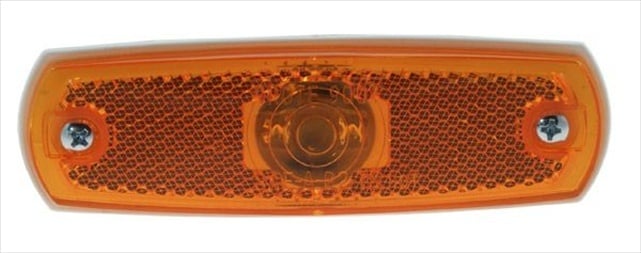 Picture of GROTE PERLUX 47263 Side Marker Light - LED Universal Flat Mount Yellow Lens