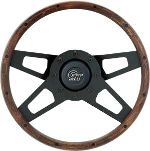 404 Wood Challenger Steering Wheels, Matte Black