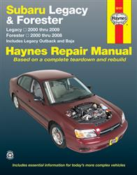 89101 Repair Manual Subaru, Legacy And Forester