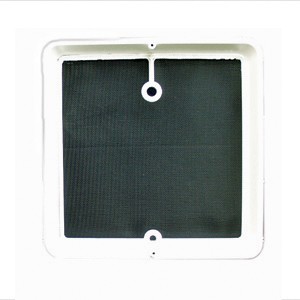 Replacement For Jensen Roof Vents, White, With Radius Corners, Retail Package