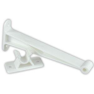 10374 Exterior Hardware RV 5.5 in. Door Holder Pol. White