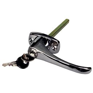 10895 Exterior Hardware RV Chrome Locking L-Handle