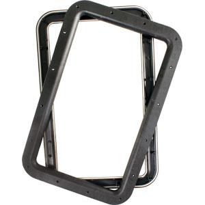 11021 Exterior Hardware RV Door Window Frame- Black