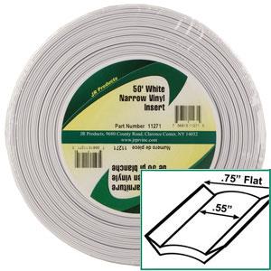 11271 Exterior Hardware RV 0.75 in. x 50 ft. Std Narrow Vinyl Insert
