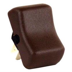 12165 Single On-Off Rocker Switch Brown